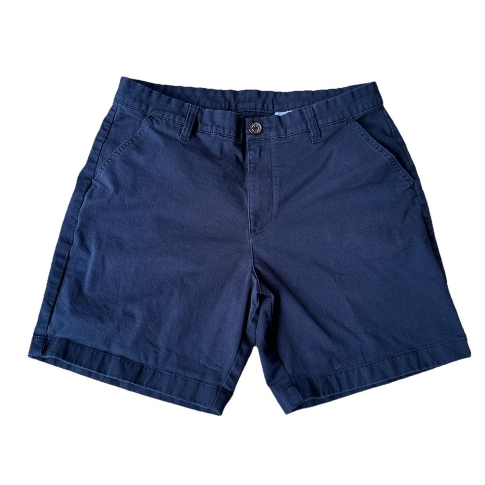 Chubbies Originals Chino Shorts Mens 34 Navy Blue 7" Inseam Stretch Twill